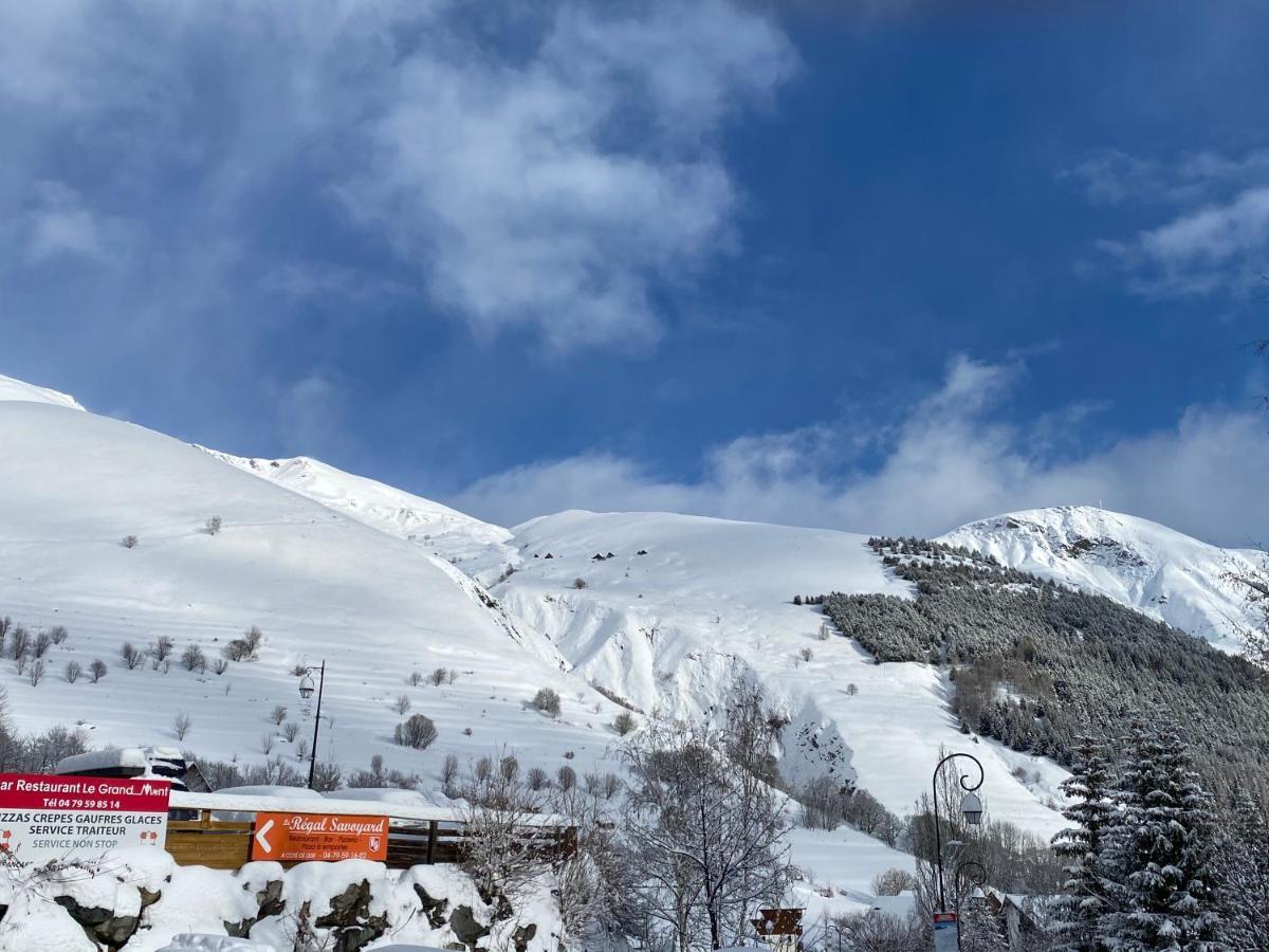 דירות Saint-Sorlin-dʼArves Logement 4/6 Personnes A La Montagne Avec Piscine מראה חיצוני תמונה